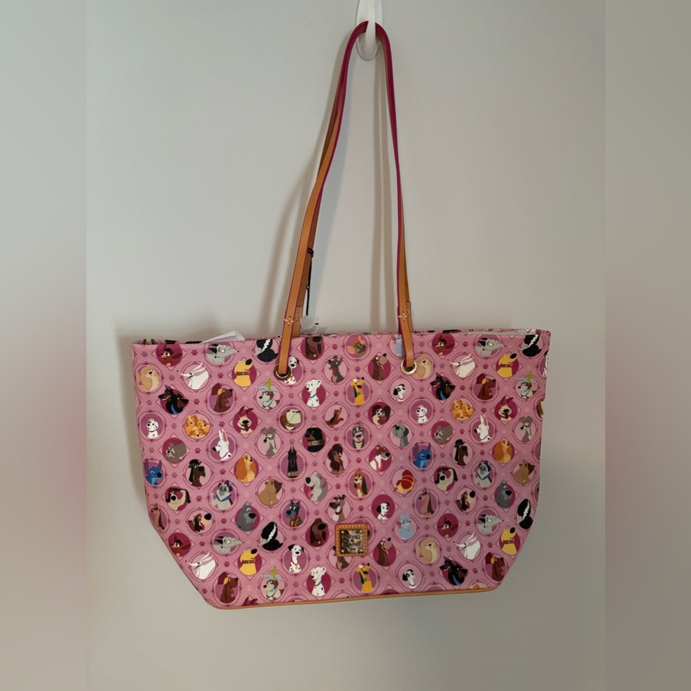 Dooney and Bourke Disney Dogs Pink Tote